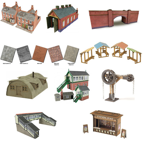 Metcalfe model railway card - railway,