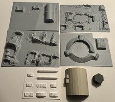 FOUR  x 1/72 Plastic Diorama