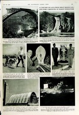 Old Vintage Print 1950 Lava